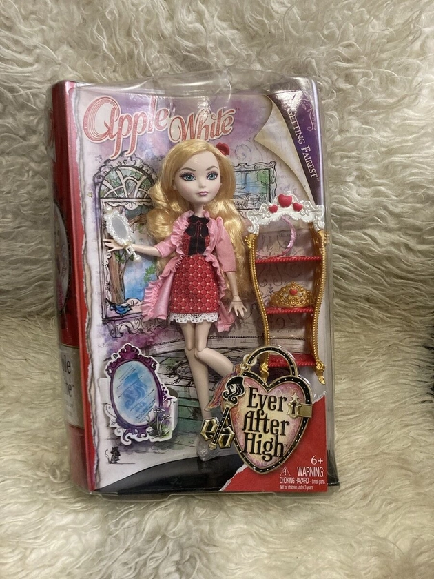 Ever After High Getting Fairest APPLE WHITE Doll Mattel NEW posable Jointed