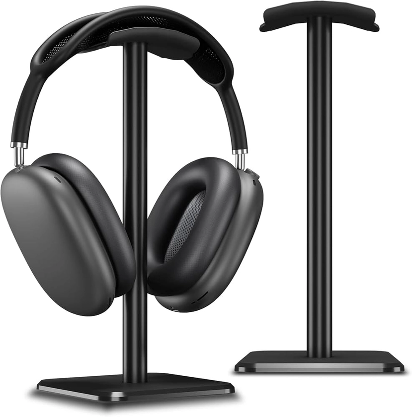 Alyvisun Support Casque [Base lestée et Hauteur Plus élevée], Support pour écouteurs de Bureau Universel pour Tous Les Casques de Jeu/écouteurs de Bureau