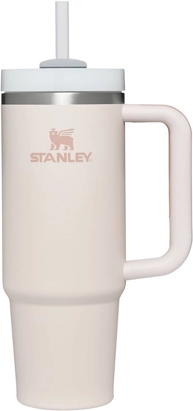 Amazon.com: Stanley Quencher H2.0 FlowState Stainless Steel Vacuum Insulated Tumbler with Lid and Straw for Water, Iced Tea or Coffee, Smoothie and More, Rose Quartz, 30 oz : Home & Kitchen