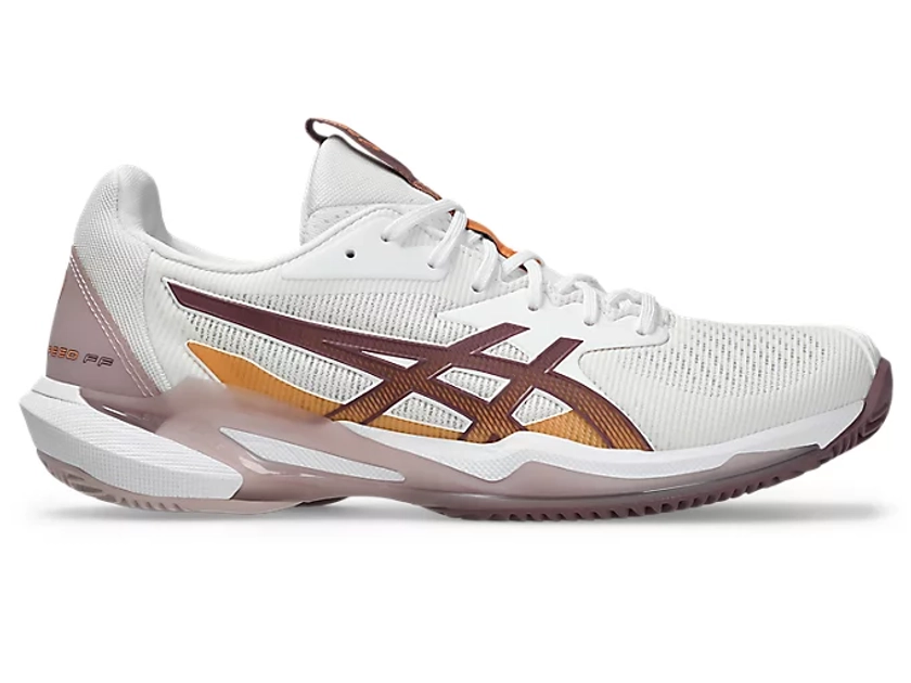 SOLUTION SPEED FF 3 CLAY | Women | White/Dusty Mauve | Women's Tennis Shoes | ASICS UK