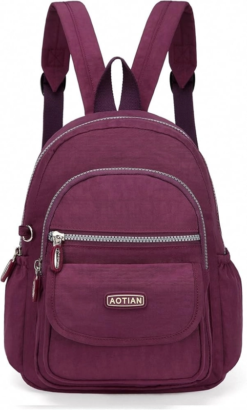 AOTIAN Mini sac à dos décontracté ultra-léger en nylon pour femme sac a dos de tous les jours pour fille