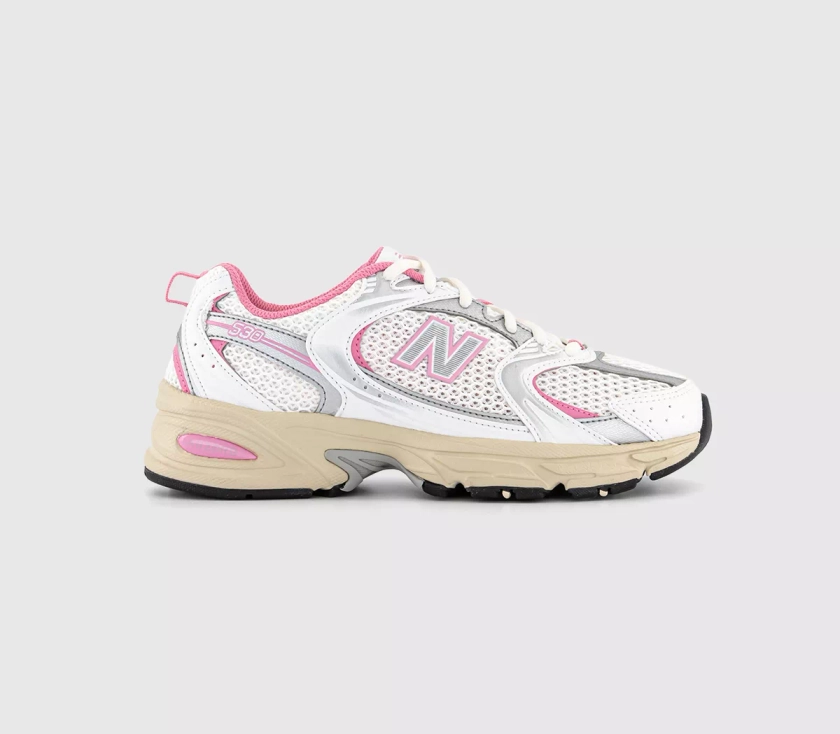 New Balance Mr530 Trainers White Pink Silver Off White - Women's Trainers