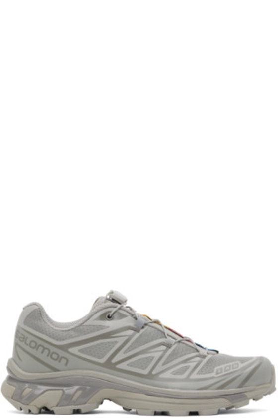 Salomon - Gray XT-6 Sneakers