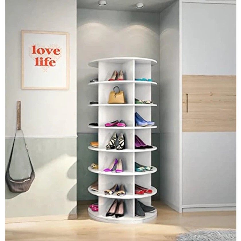 Weinstein storage Rotating shoe rack 360° original, Spinning shoe rack, Rotating shoe rack tower, Lazy susan, Reloving, Shoe