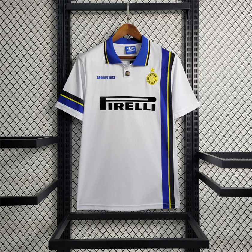 Inter Milan Away White 1997/98 Retro football shirt