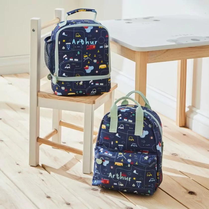 Personalised On The Move Backpack & Lunch Bag Set