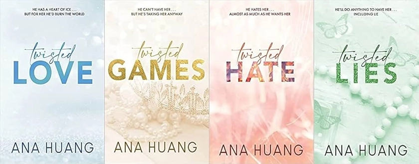 Twisted (4 book series) Twisted Love, Twisted Games, Twisted Hate, Twisted Lies By Ana Huang In Paperback – 25 May 2022