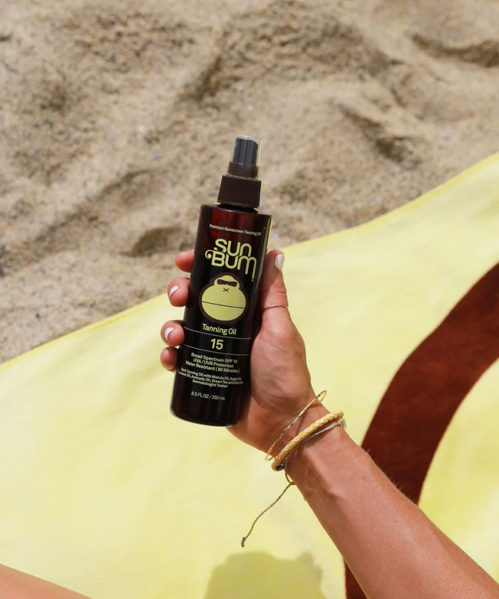 SPF 15 Sunscreen Tanning Oil