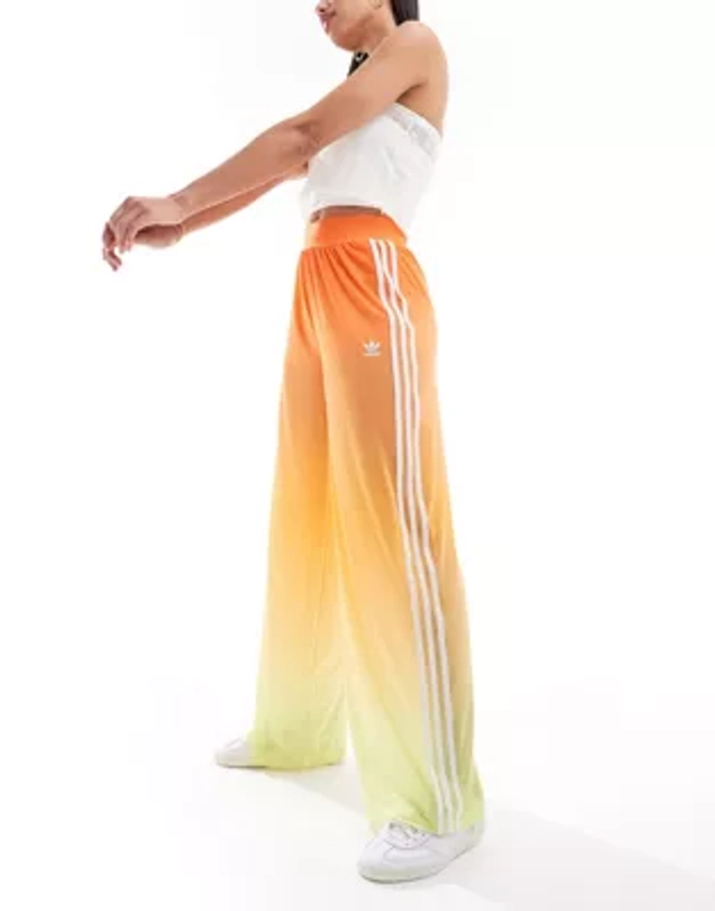 adidas Originals - Pantalon large en tulle - Orange dégradé