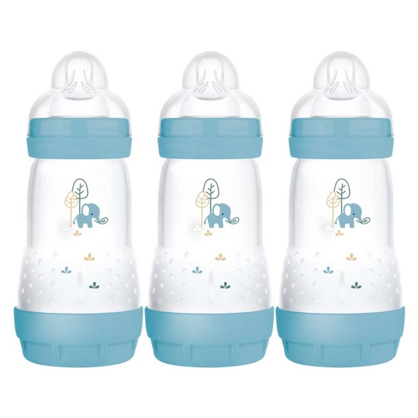 Buy MAM Easy Start Anti-Colic 260ml Bottle 3 Pack - Blue | Baby bottles | Argos