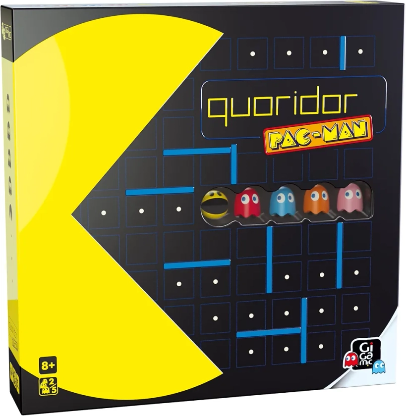 GIGAMIC - QUORIDOR Pacman - Le Jeu de stratégie et réflexion - Idéal pour Toute la Famille - Dès 8 Ans. : Amazon.fr: Jeux et Jouets