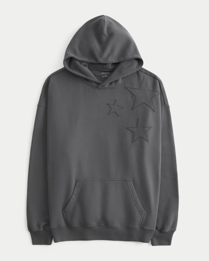 Women's Oversized Star Pattern Hoodie | Women's Sweatshirts & Sweatpants | HollisterCo.com