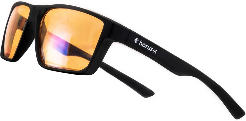 Horus X ® • Lunette Gaming • Lunette Anti Lumiere Bleue Lunettes Ecran PC | Anti Fatigue & Migraine Oculaire