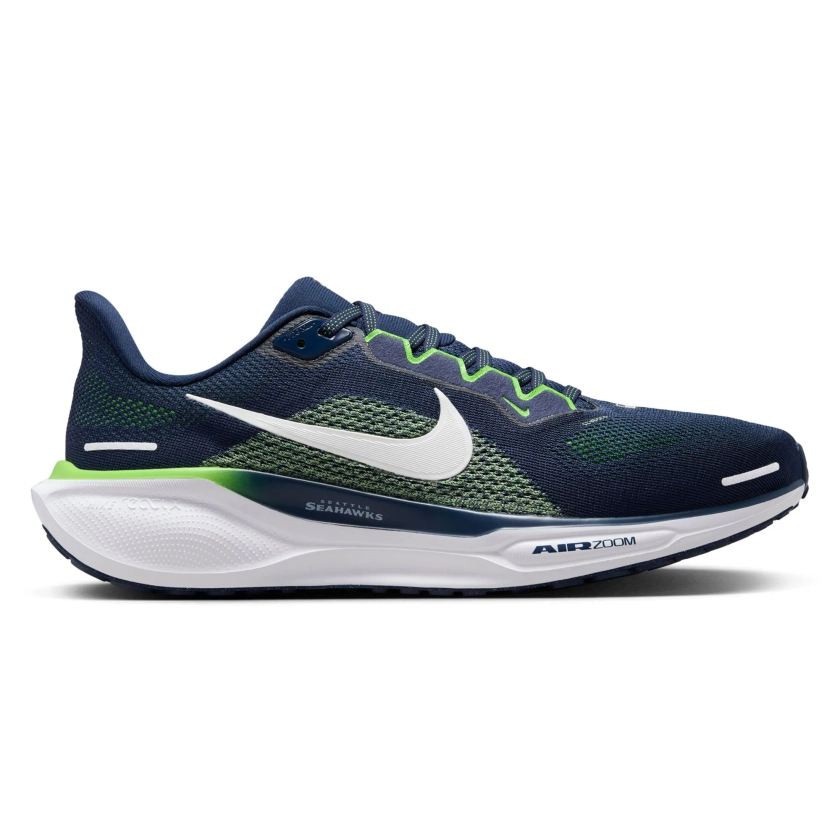 Seattle Seahawks Nike Unisex Zoom Pegasus 41 Running Shoes - Navy