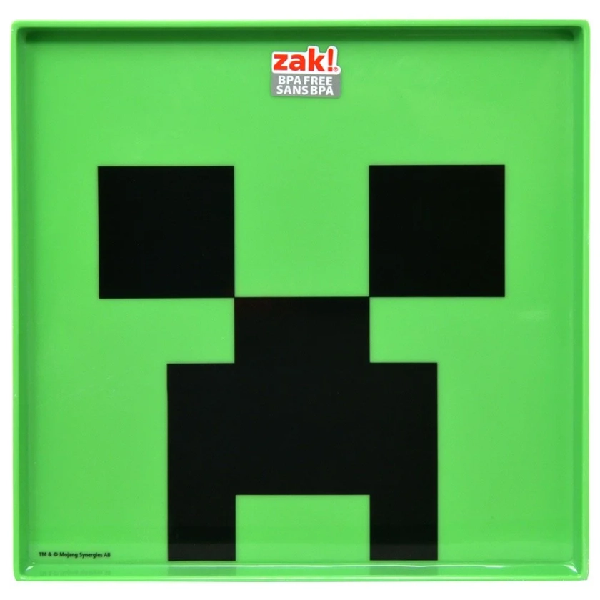 Minecraft 8in Square Melamine Plate- 2 PACK - Walmart.com