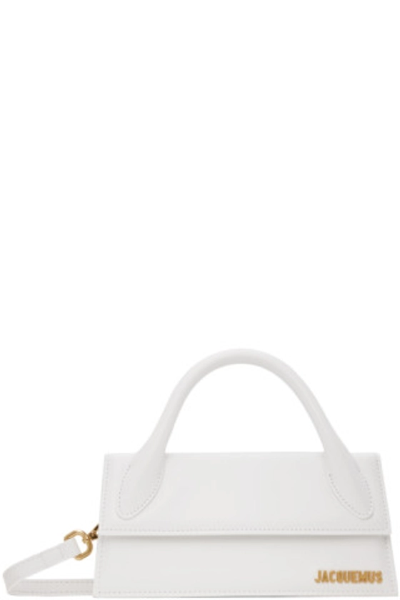 JACQUEMUS - White 'Le Chiquito Long' Bag