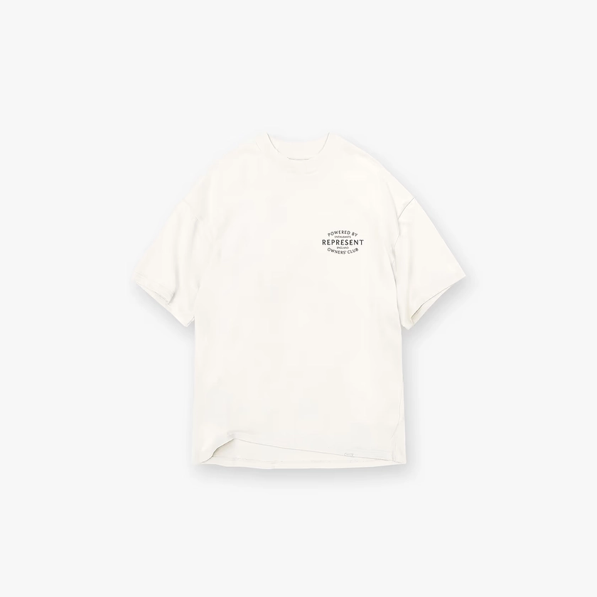 Represent Owners Club Stamp T-Shirt - Flat White