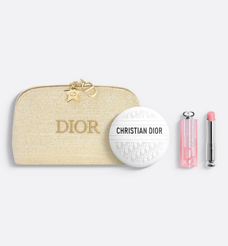 2 produits de maquillage et de soin dans une trousse Dior | DIOR