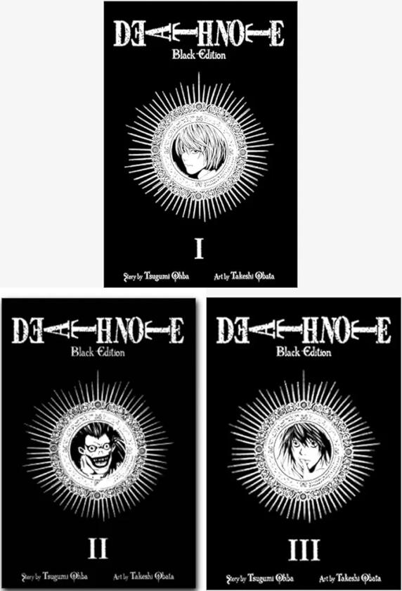 Death Note Black Edition, Vol. 1-6 Bundle Set (Tsugumi Ohba (Author), Takeshi Obata (Author))