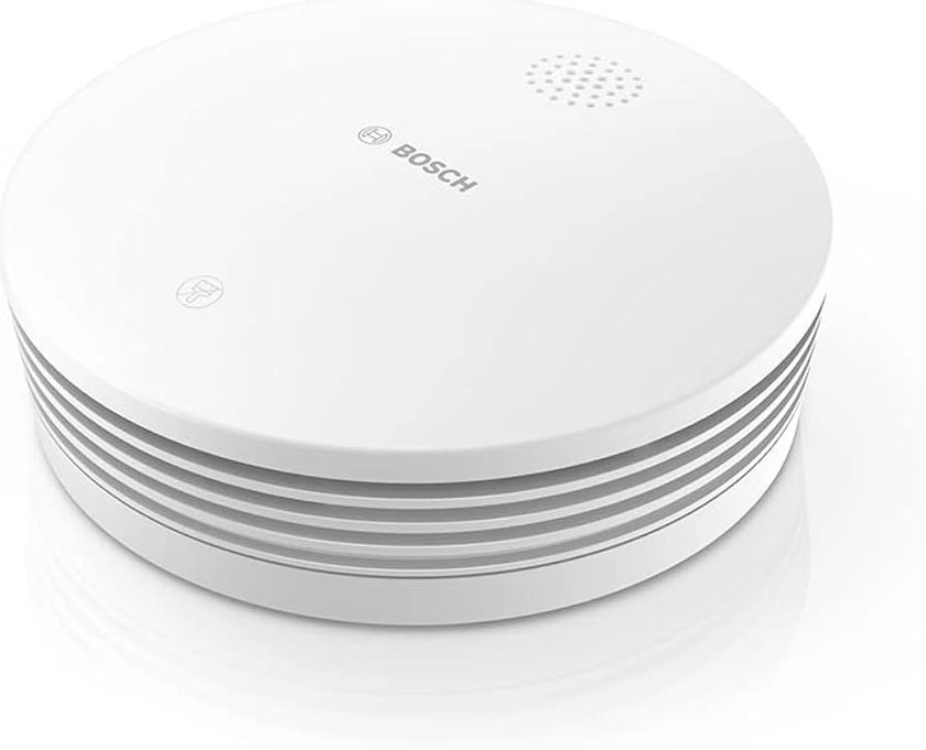 Bosch Smart Home Rauchmelder II, mit App-Funktion und austauschbarer Batterie, kompatibel mit Apple HomeKit