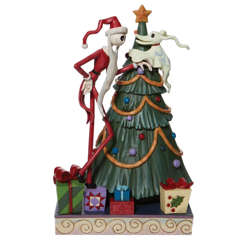 Figurine Jack Skellington et Zero Noël - Disney Traditions