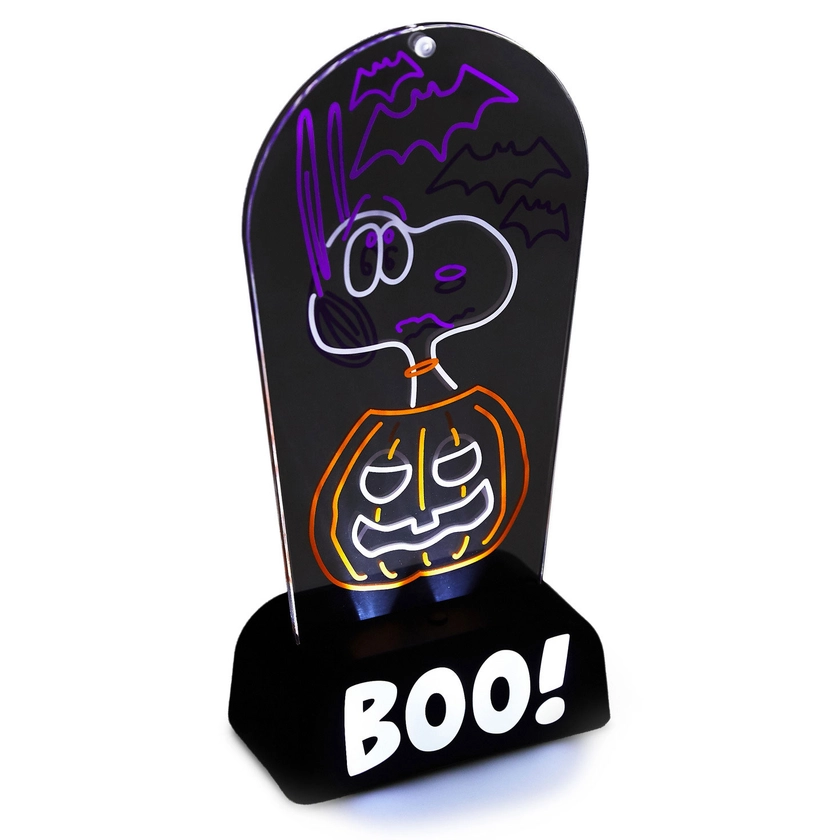Peanuts® Snoopy Boo! Light-Up Sign for only USD 39.99 | Hallmark