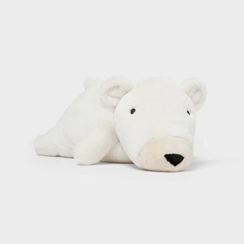 Polar Bear Kids' Weighted Plush - Pillowfort™