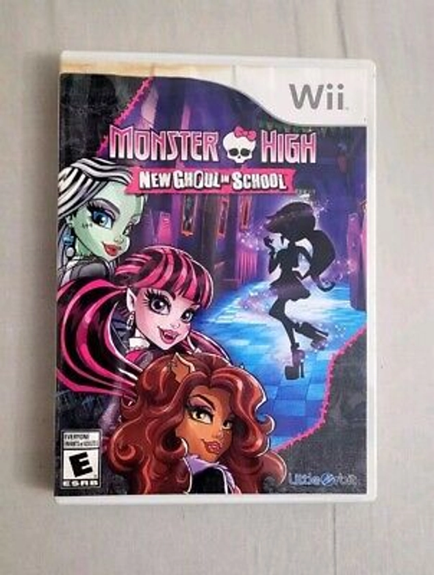 Monster High: New Ghoul in School (Nintendo Wii) Complete, Works, READ BELOW! 815403010774 | eBay