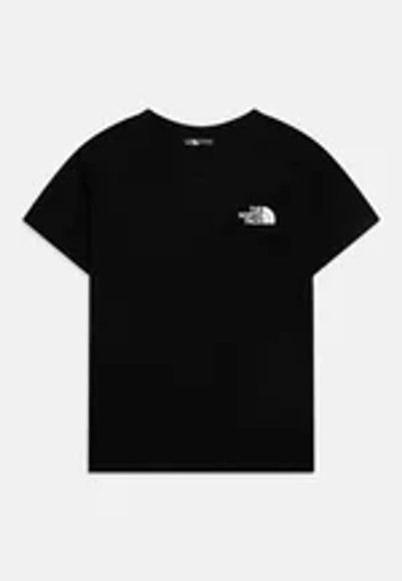 TEEN SIMPLE DOME TEE UNISEX - T-shirt basic - tnf black