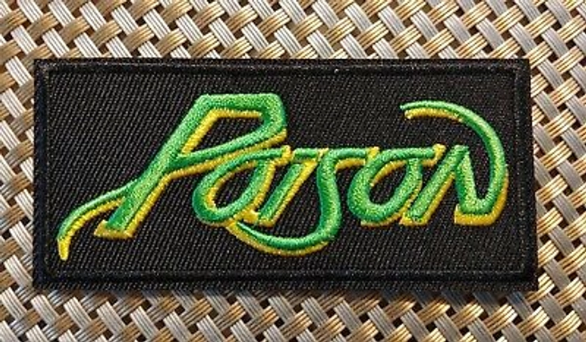 Poison (band) Embroidered Patch Iron-On Sew-On US ship Bret Michaels