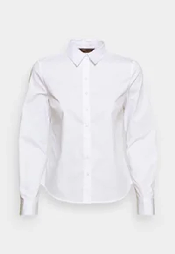 Marks & Spencer Cotton Rich FITTED WORKSHIRT - Chemisier - white/blanc - ZALANDO.FR