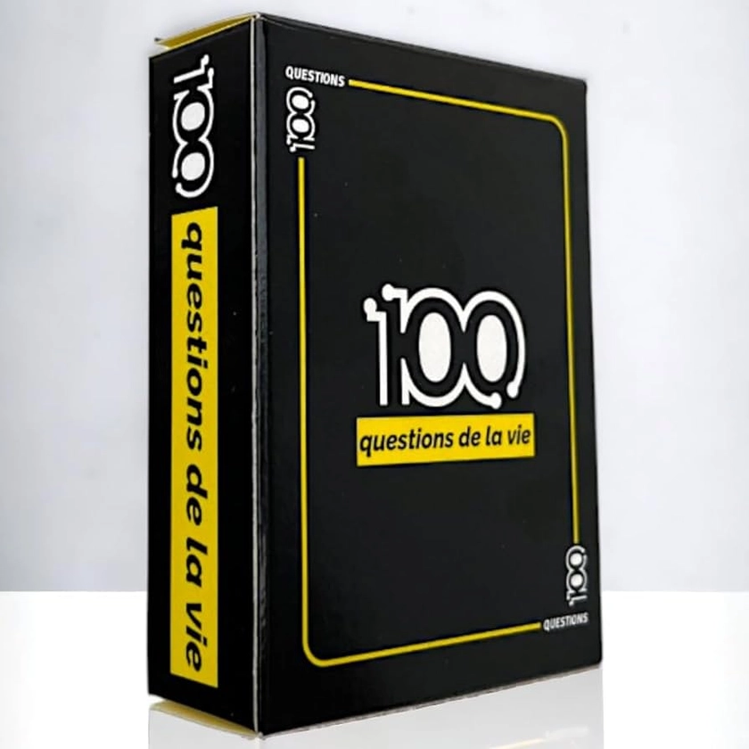 100 questions de la vie - *Nouveauté* - Le Jeu de Cartes pour briser la Glace - Le Cadeau Parfait pour Toutes Les Occasions - Jeu de Cartes fabriqué en France