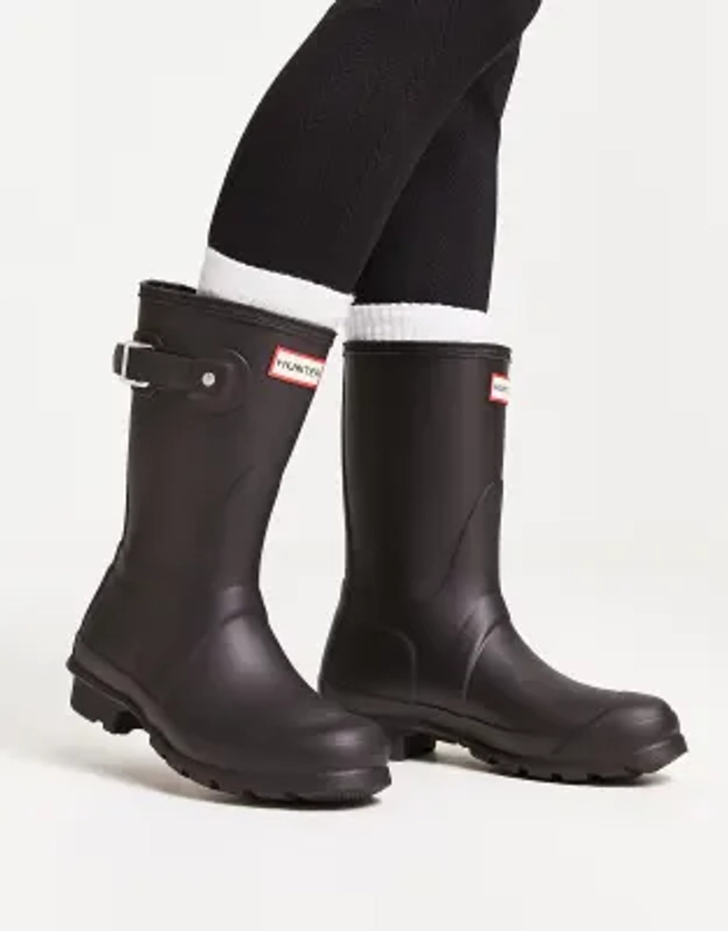 Hunter Original short wellington boots in black | ASOS