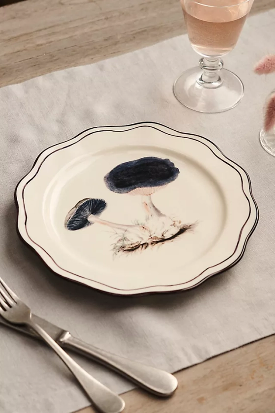 Mushroom Ceramic Plate