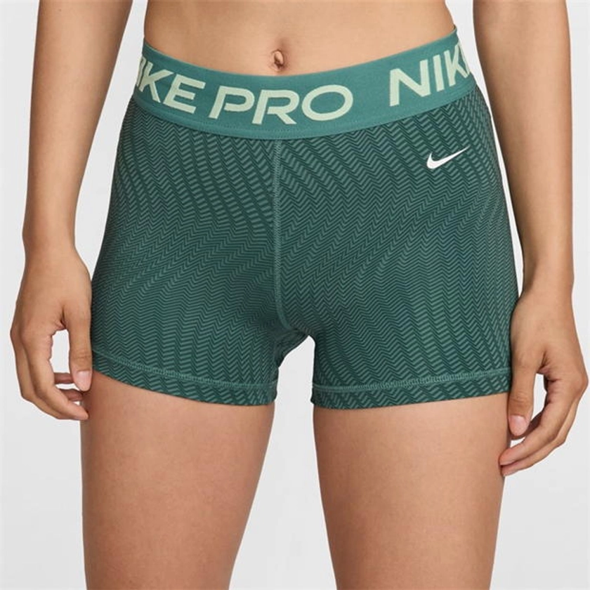 Pro Women's Dri-FIT Mid-Rise 3 Printed Shorts
