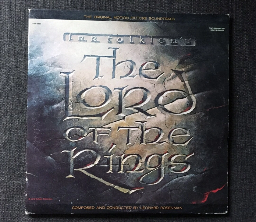 Vintage Lord of the Rings Original Movie Soundtrack 1978 Vinyl Record LP Album LOTR 12 - Etsy