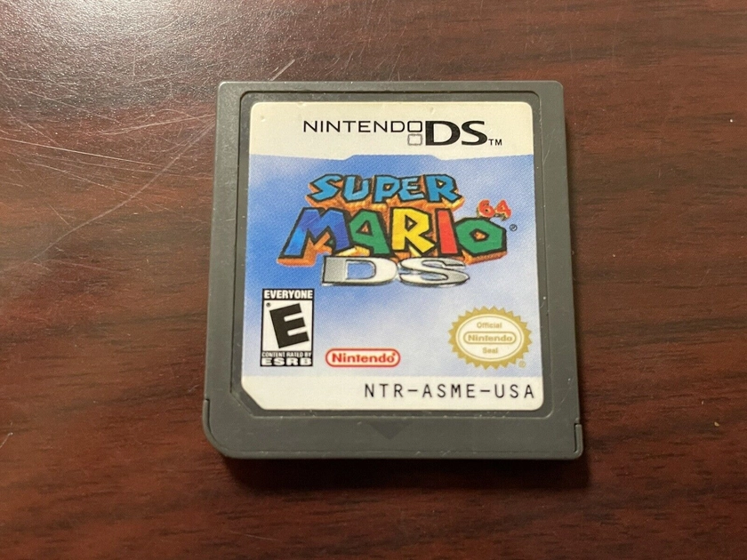 Nintendo DS Super Mario 64 DS Game Cartridge Tested Authentic Working 2004