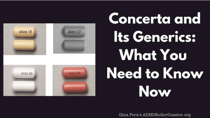 Authorized-Generic Concerta Medication Update