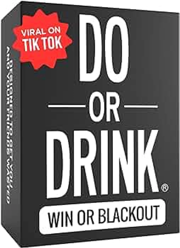 Do or Drink Drinking Card Games for Adults - Fun Adult Games for Game Night & Parties - 21st Birthday Gift & Bachelorette Party Games with 350 Cards & 175 Challenges That Will Get You Drinking