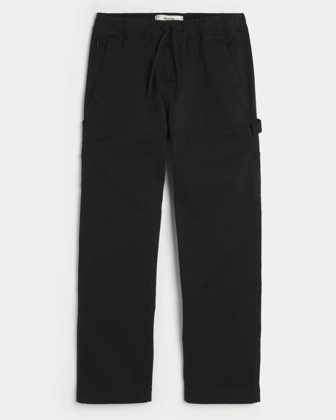 Men's Straight Pull-On Pants | Men's Bottoms | HollisterCo.com