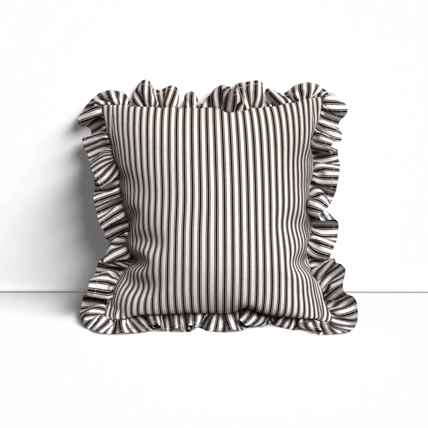 Aneatra Ruffled Throw Pillow