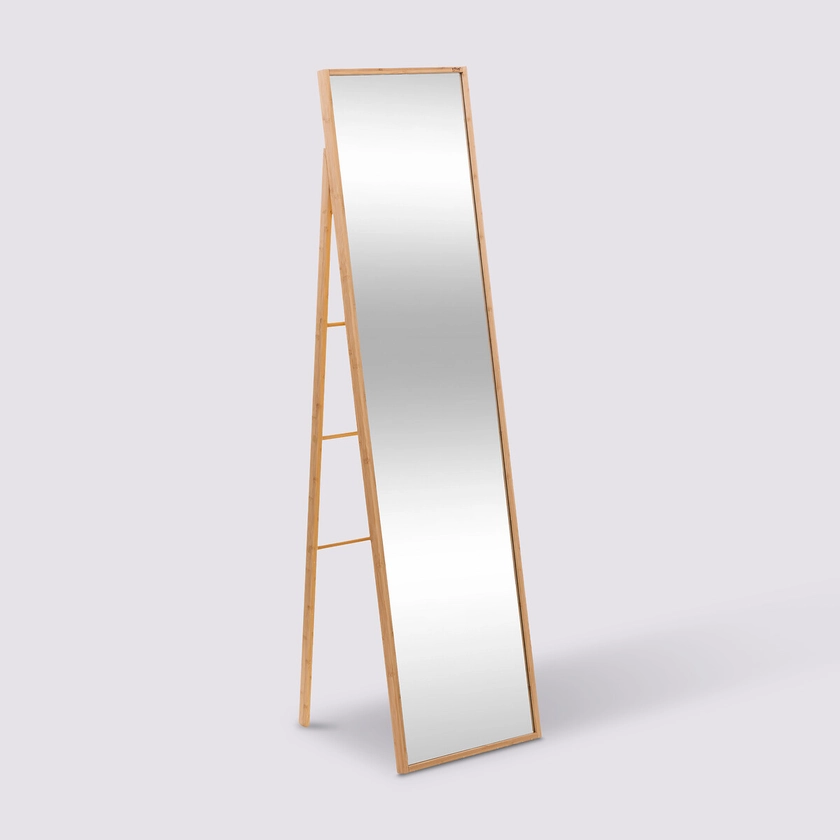 Miroir sur pied 160x41cm - Bambou | 5five