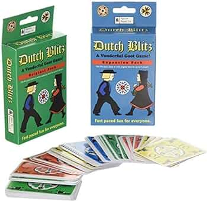 Dutch Blitz: Original and Expansion Combo, Fast Paced Card Game, Fun for Everyone, Great Family Game, Combine Packs to Play With up to 8 Players, For Ages 8 and Up
