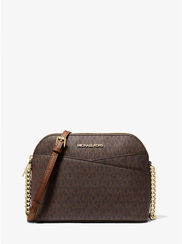 Jet Set Travel Medium Logo Dome Crossbody Bag | Michael Kors