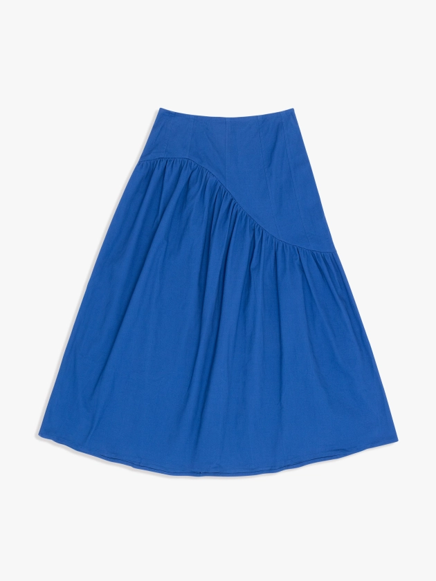 Maeve Midi Skirt - Cobalt