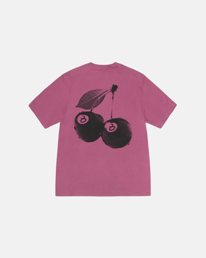 Cherries Tee in berry – Stüssy Korea