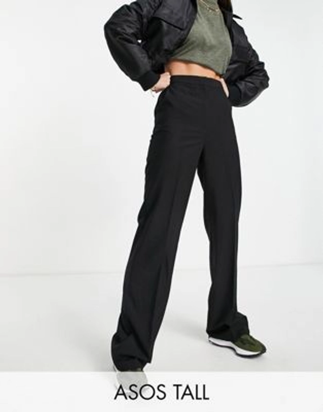 ASOS DESIGN Tall - Ultimate - Pantalon droit - Noir | ASOS