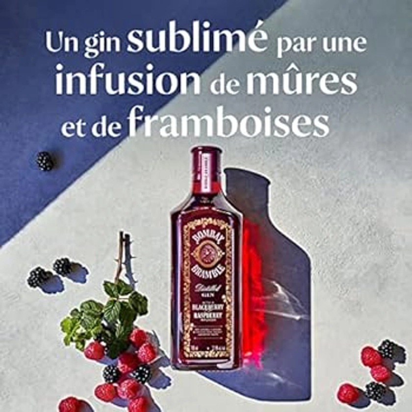 Bombay Bramble Saveur Mûre et Framboise Gin, 100 cl