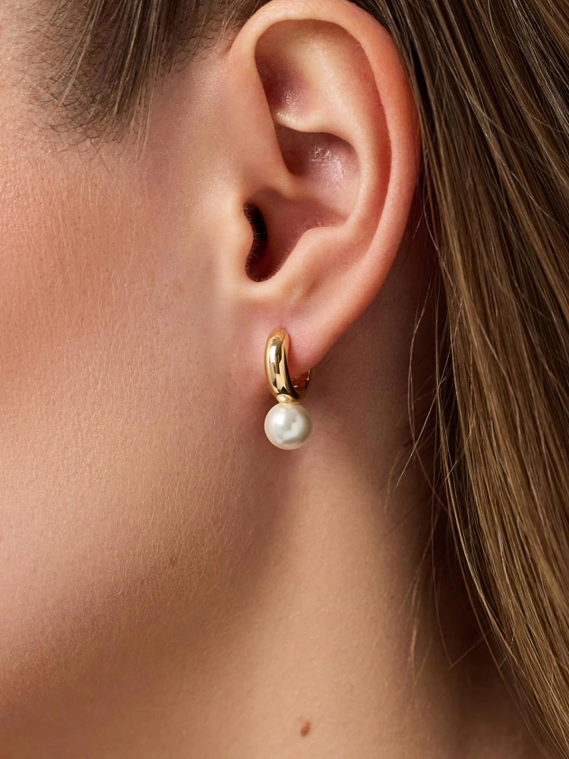 Pearl Drop Earrings - Landon