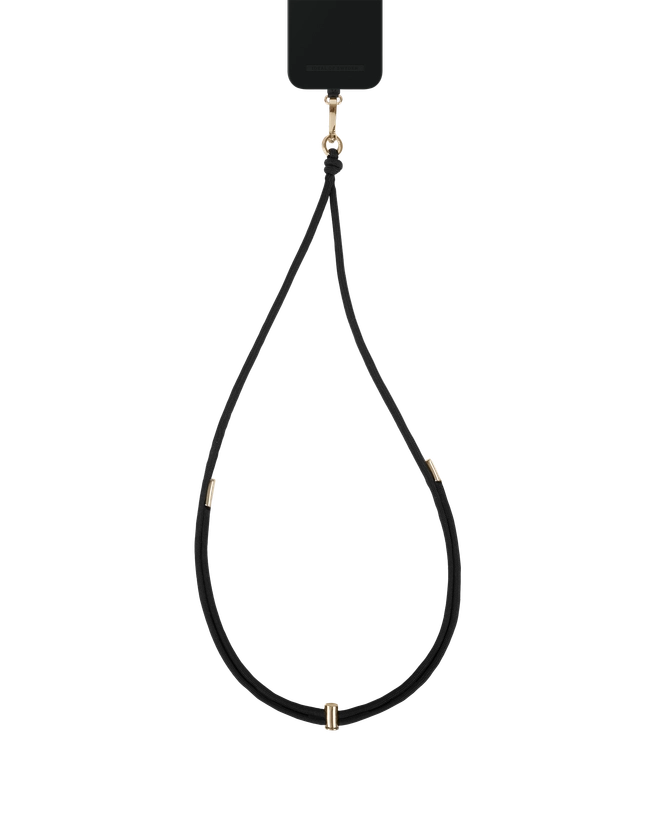 Cord Phone Strap Black | Dragonne pour telephone depuis IDEAL OF SWEDEN